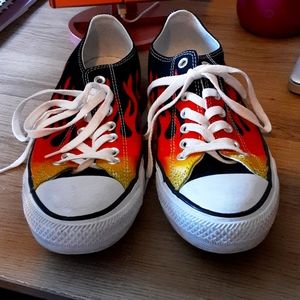 Converse All Stars flame